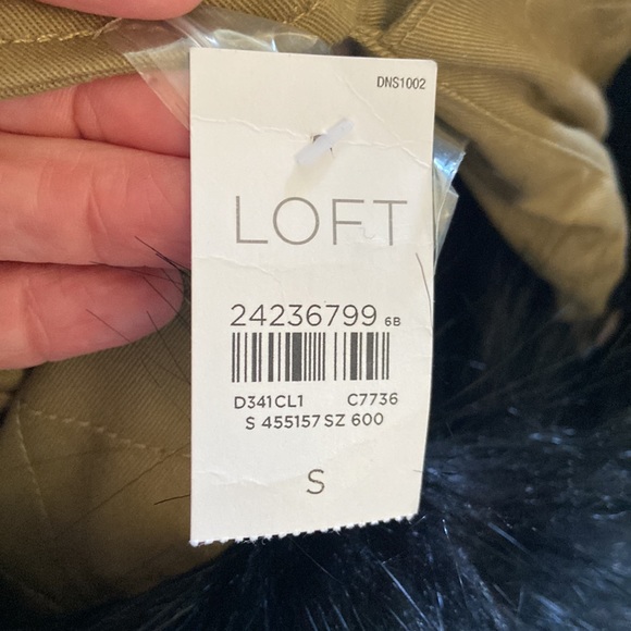 LOFT NWT size small army green jacket - Picture 6 of 6